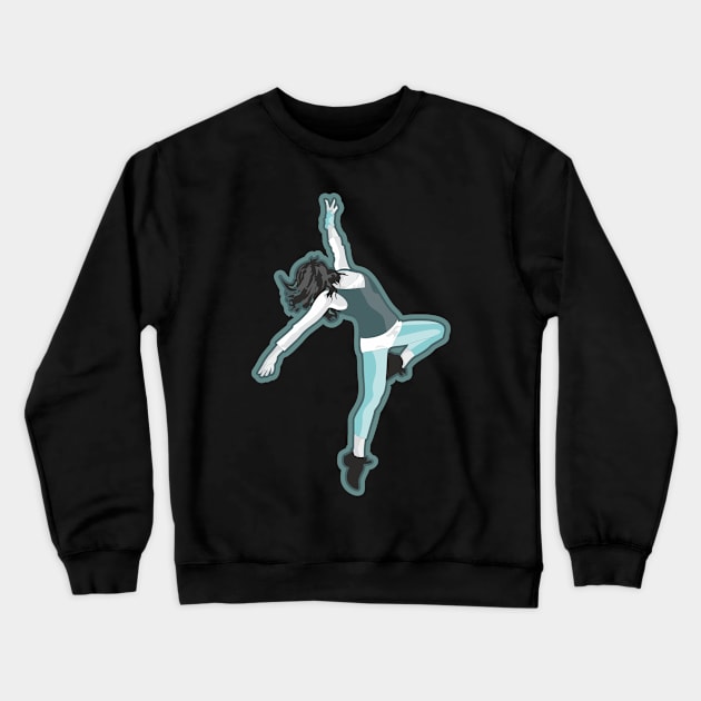 Dance Girl Crewneck Sweatshirt by ilhnklv